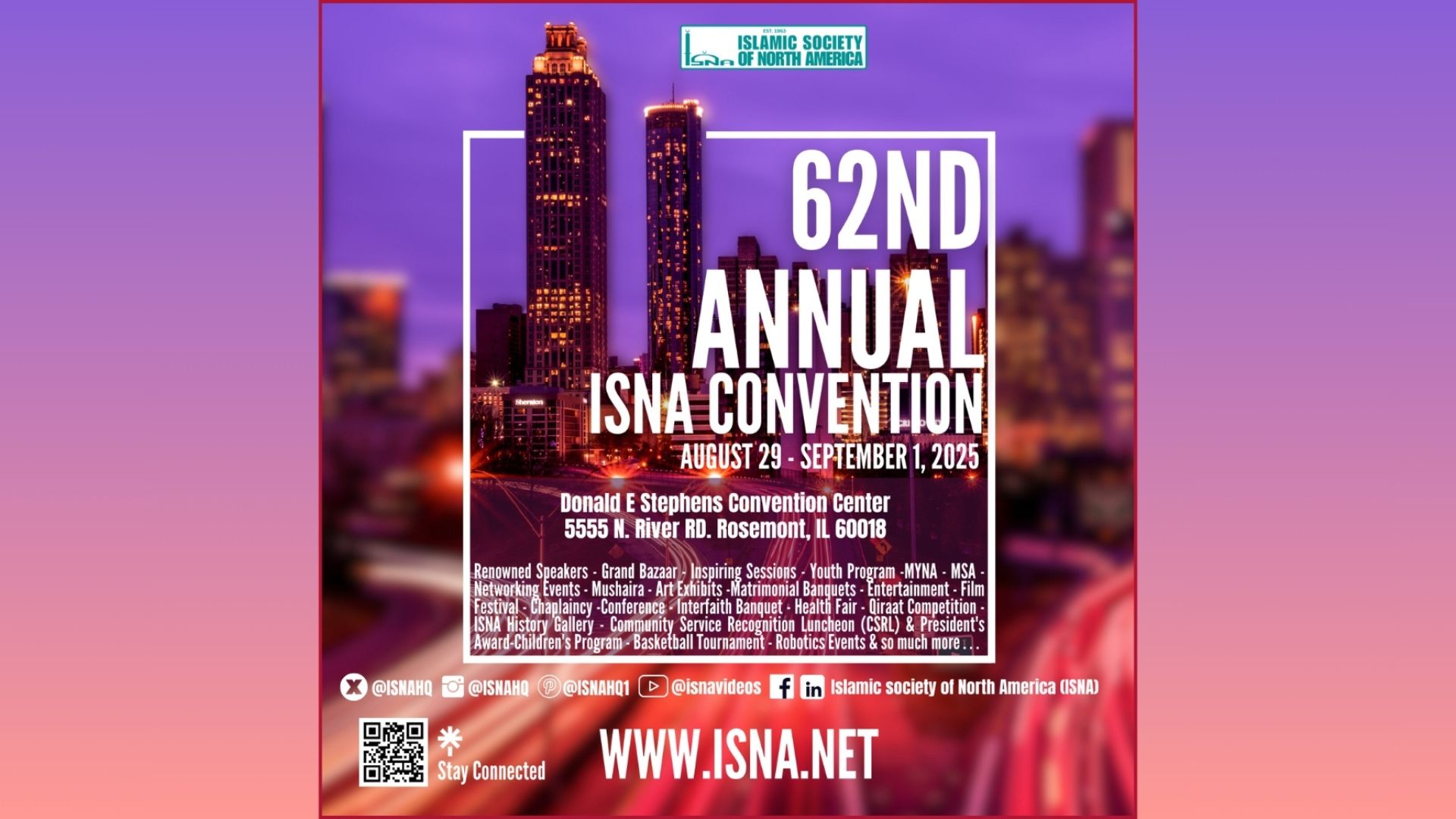 62ND ANNUAL ISNA CONVENTION