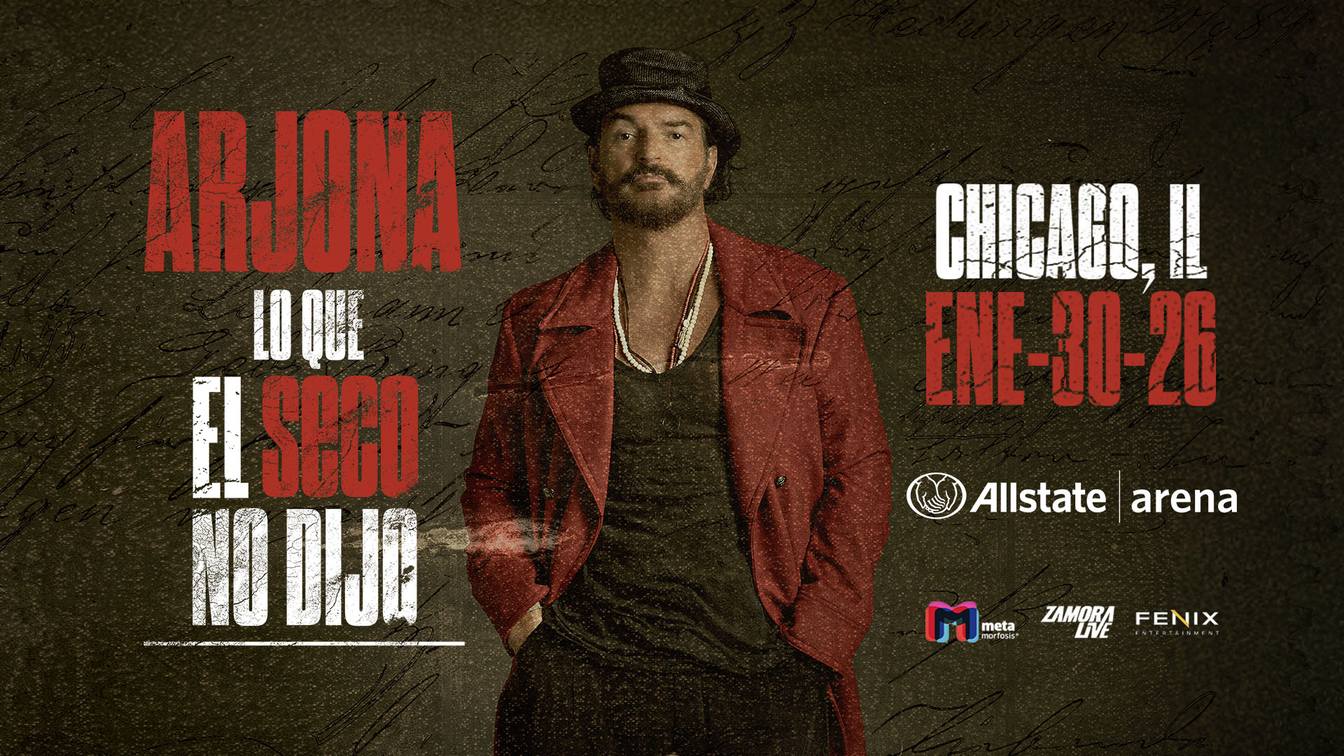 Ricardo Arjona: LO QUE EL SECO NO DIJO Tour