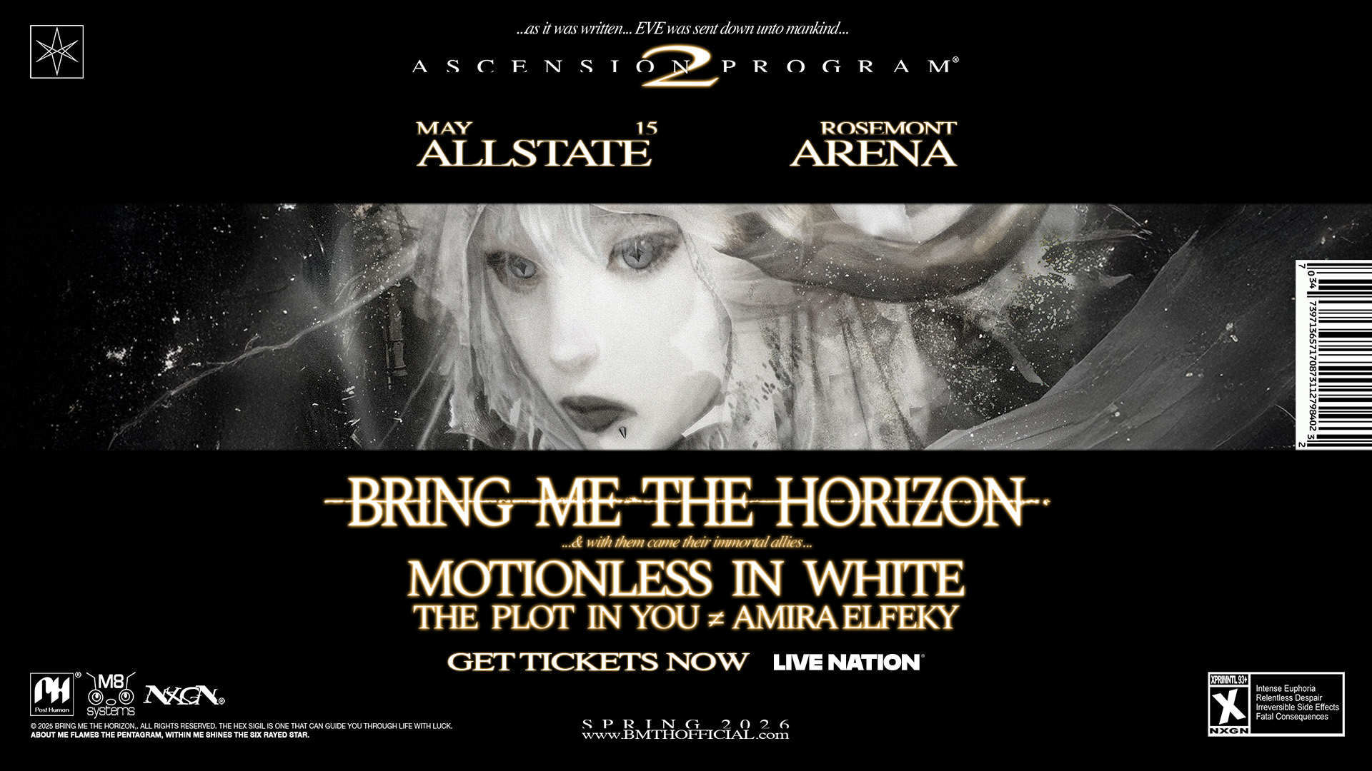 Bring Me The Horizon - N. American Ascension Program 2