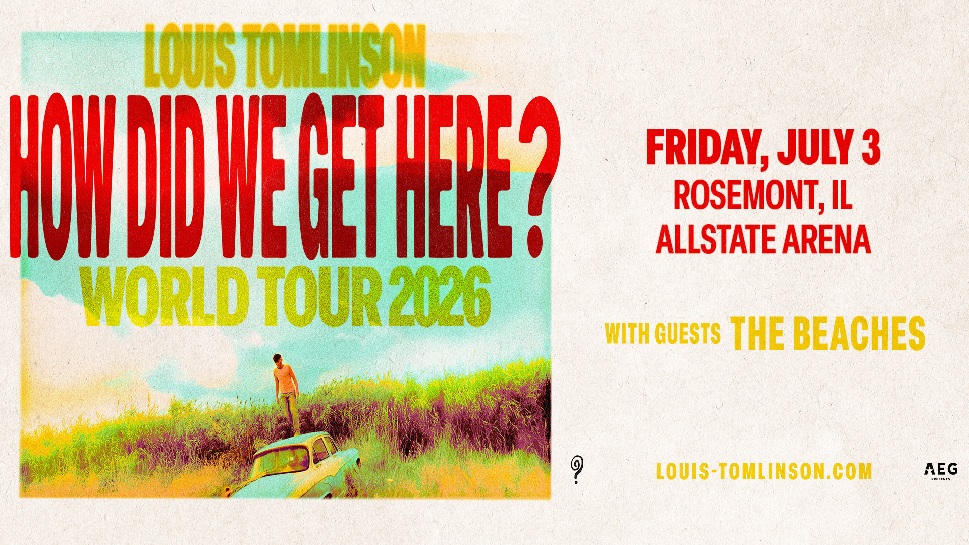 Louis Tomlinson - How Did We Get Here? World Tour