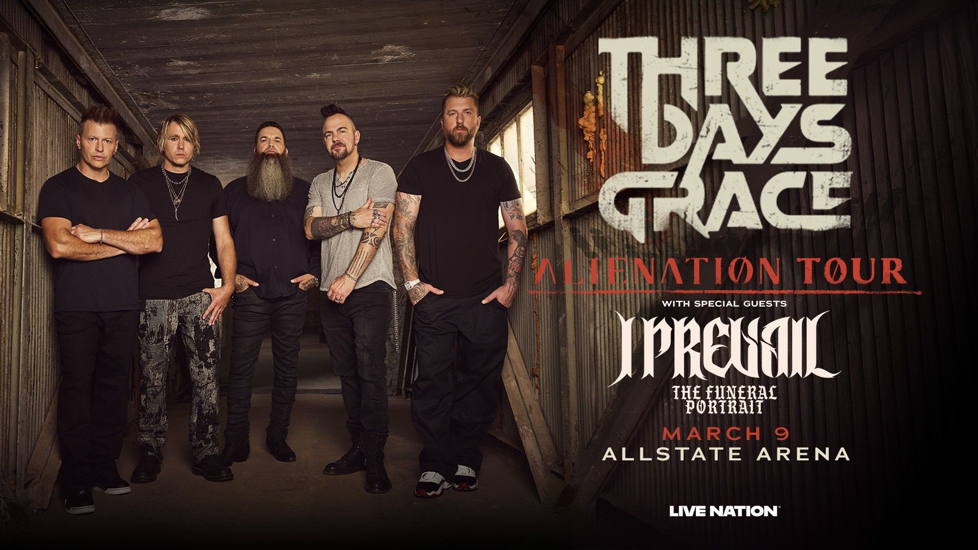 Three Days Grace – Alienation Tour