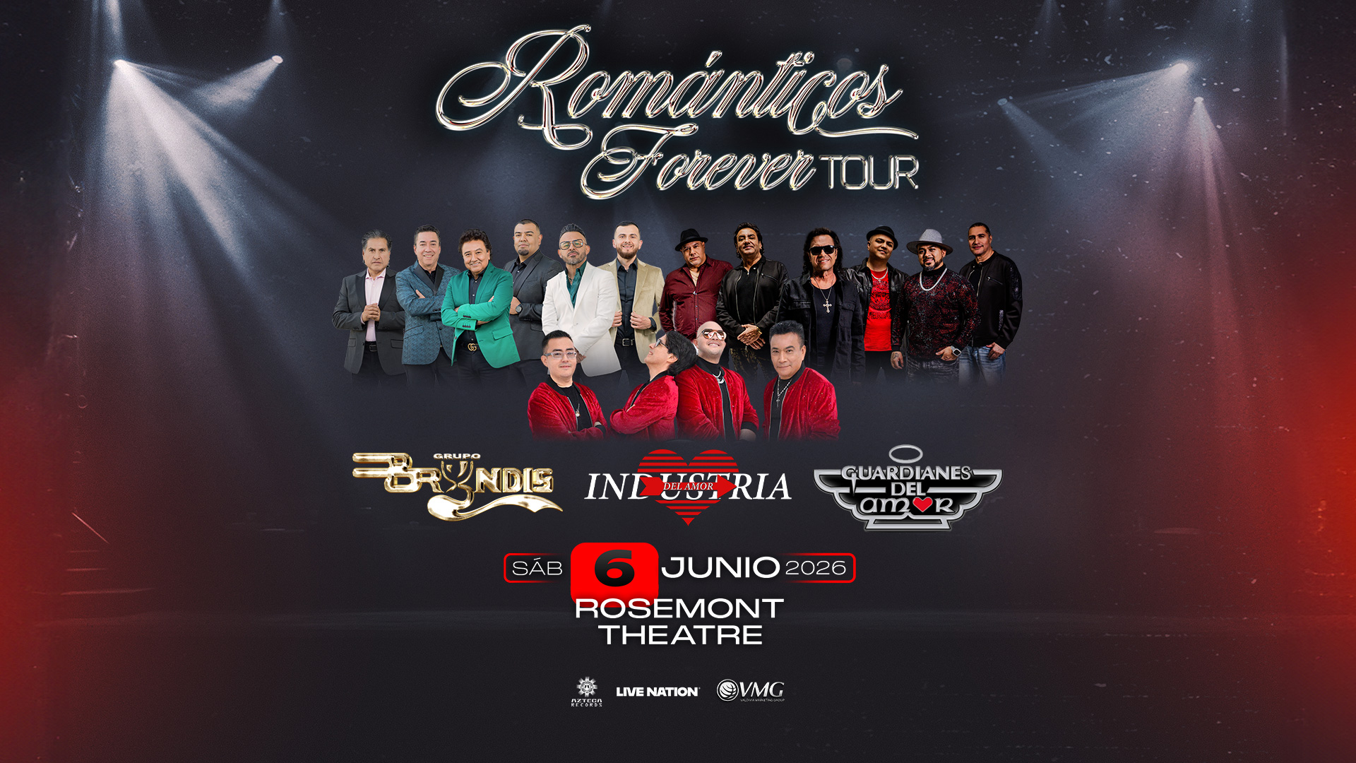 Grupo Bryndis, Industria Del Amor, Guardians Del Amor -Romanticos Tour
