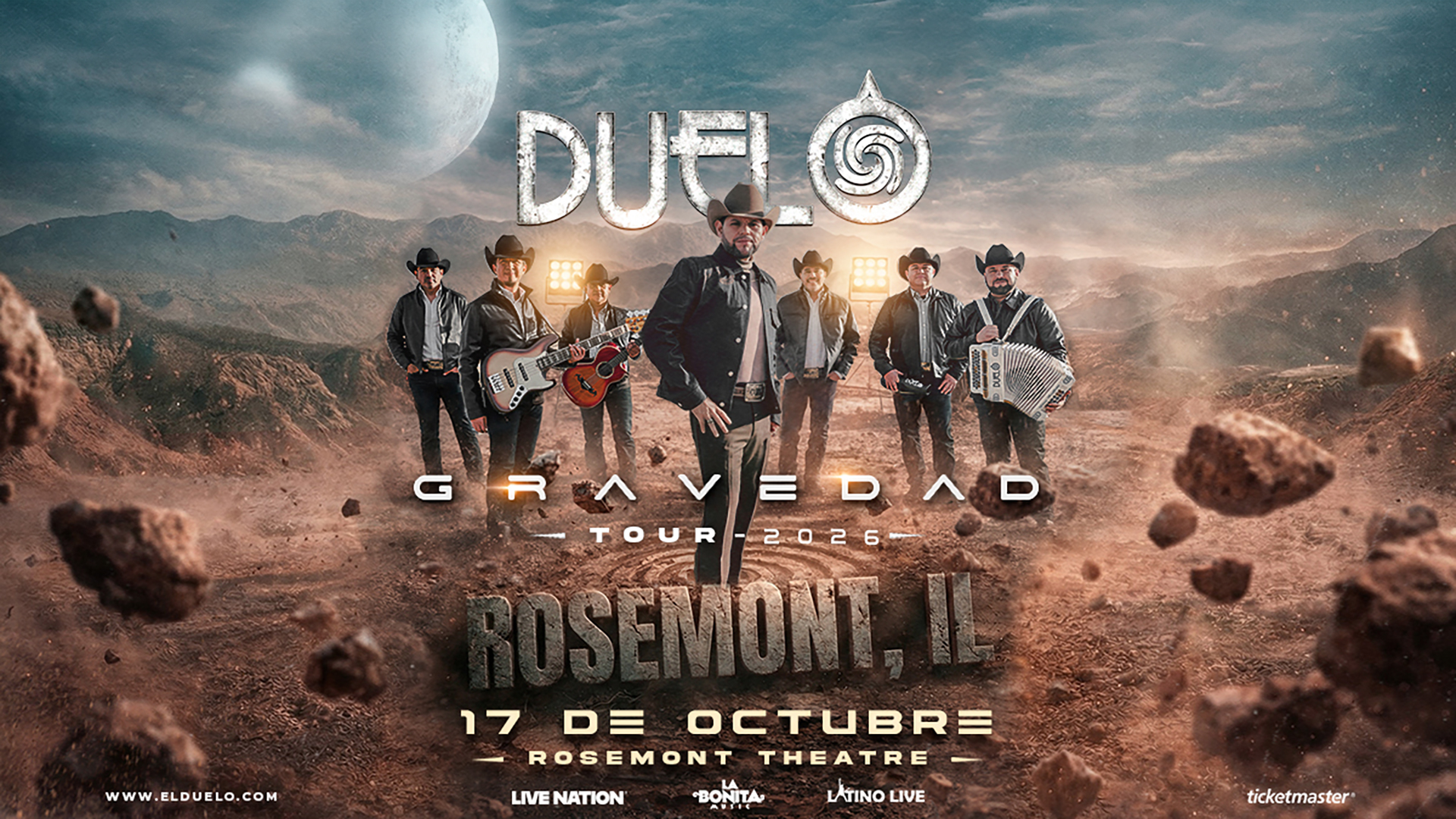 Grupo Duelo - GRAVEDAD TOUR 2026