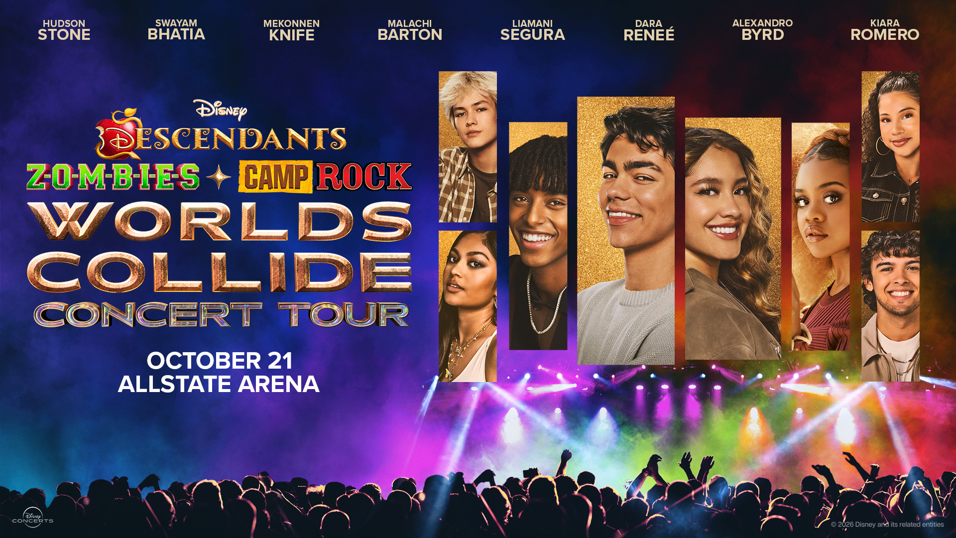 Disney Descendants, Zombies & Camp Rock: Worlds Collide Concert Tour