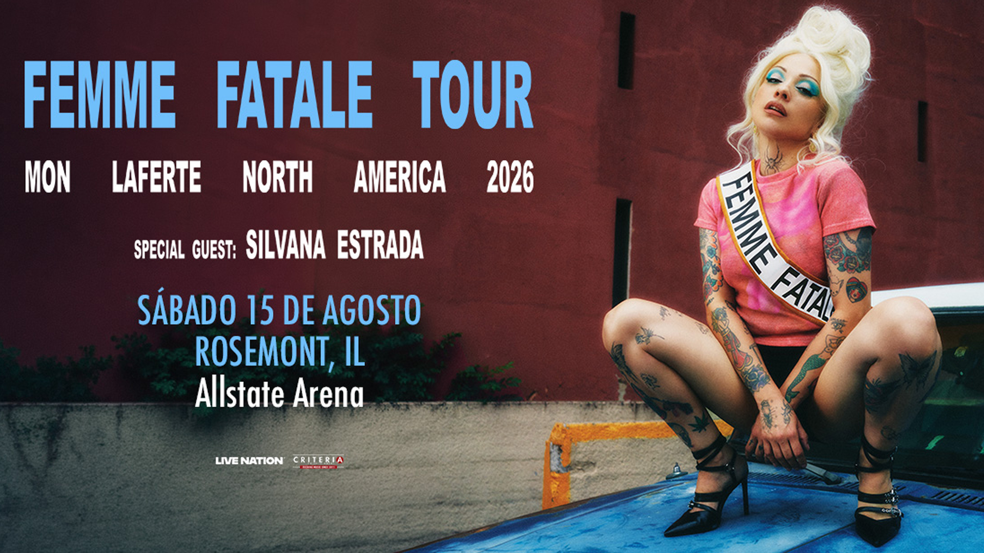Mon Laferte – Femme Fatale Tour – Allstate Arena