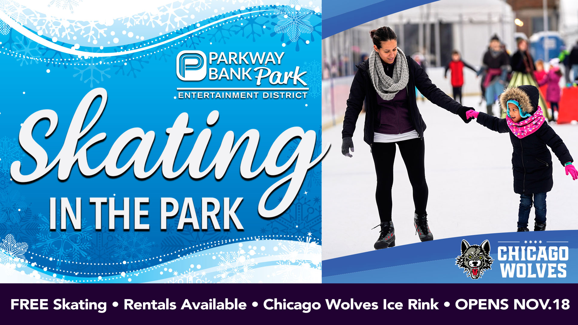 Chicago Wolves Rink Parkway Bank Park