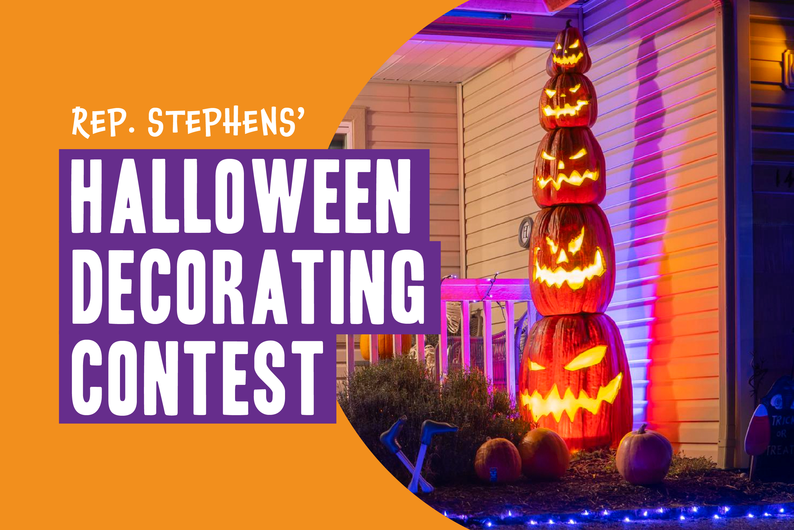 Rep. Stephens Hosts Halloween Decoration Contest