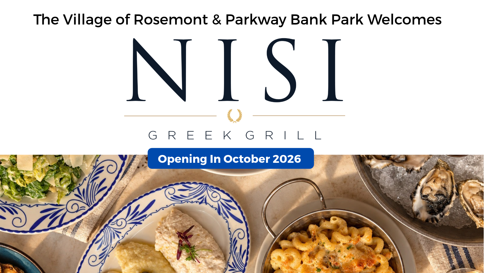 Parkway Bank Park Entertainment District will welcome Nisi Greek Grill this October